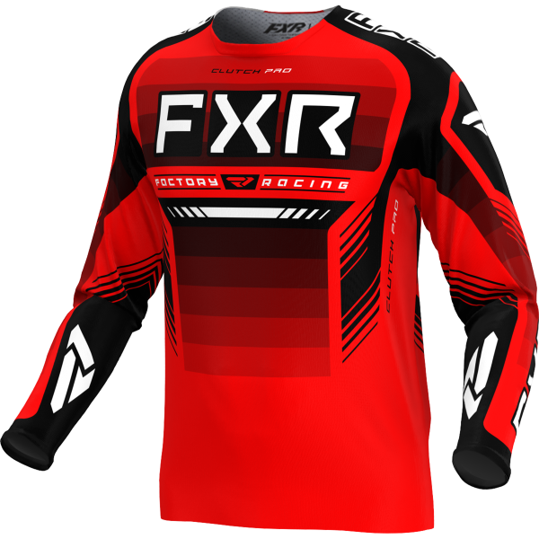 FXR Clutch Pro MX Jersey 24 Red / Black