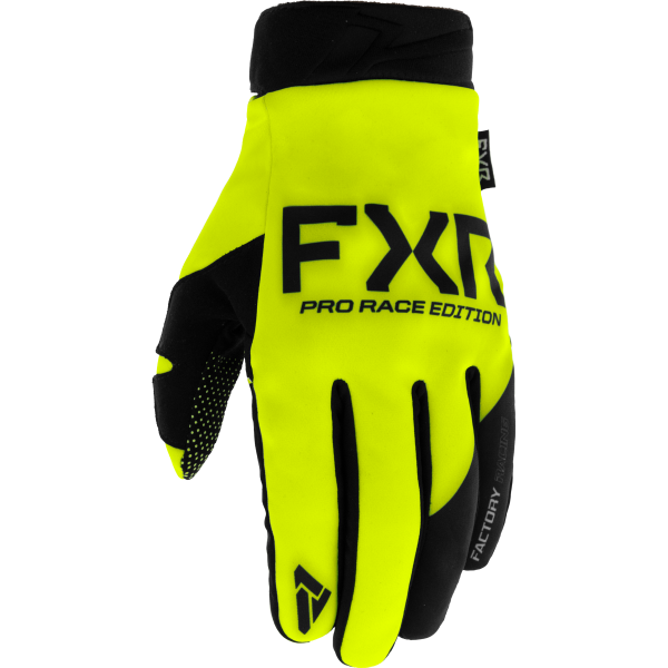 FXR Cold Cross Lite MX Glove Black / Hivis