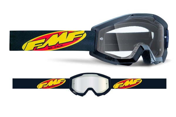 FMF Goggles Powercore Youth Core Black (Clear)