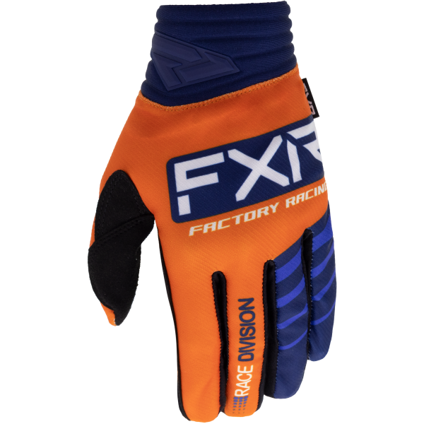 FXR Prime MX Glove Orange / Navy