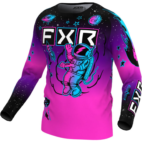 FXR Youth Clutch MX Jersey 24 Galactic