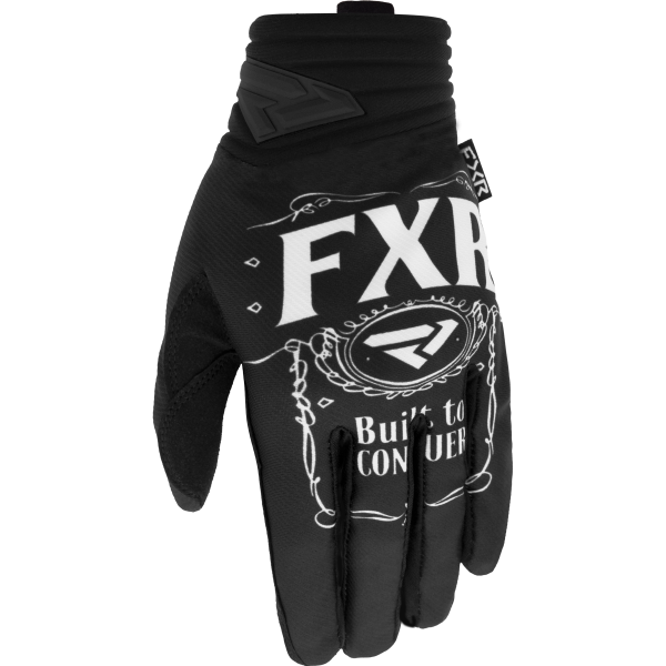 FXR Prime MX Glove Conquer Black / White