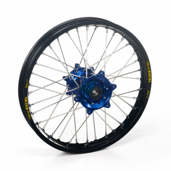 REX Wheels YZF 09-.. Rear 19-2,15 Black Rim- Blue Hub