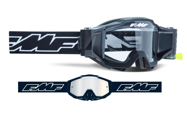FMF Goggles Powerbomb Film System Black (Clear)