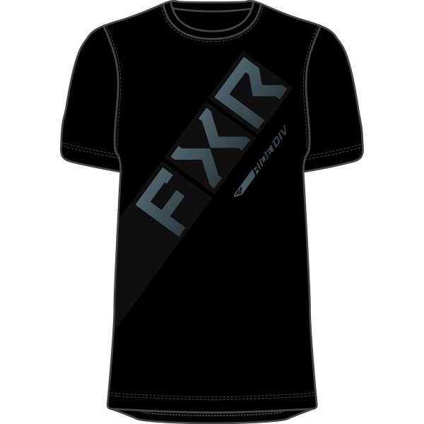 FXR Herren CX Premium T-Shirt Black / Steel