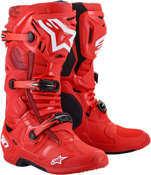 Alpinestars Tech10 Motocross Stiefel Red