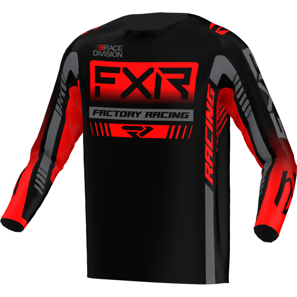 FXR Clutch Pro Mx Jersey 23 Black / Red / Char