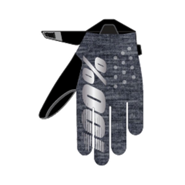 100% Brisker Gloves heather grey