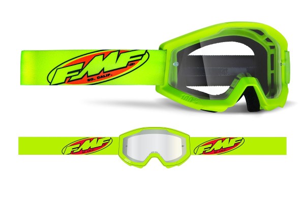 FMF Goggles Powercore Core Yellow (Clear)