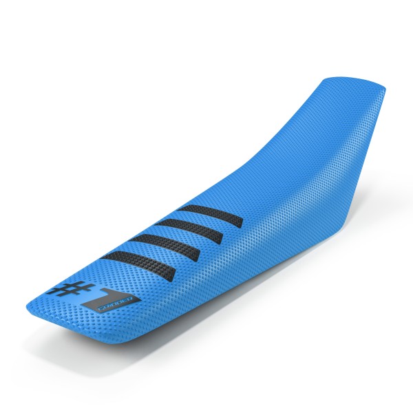 ONEGRIPPER Seat Cover - RIBBED LIGHT BLUE - BLACK