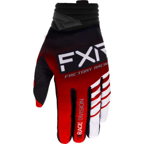 FXR Prime MX Glove 23 Red / Black / White