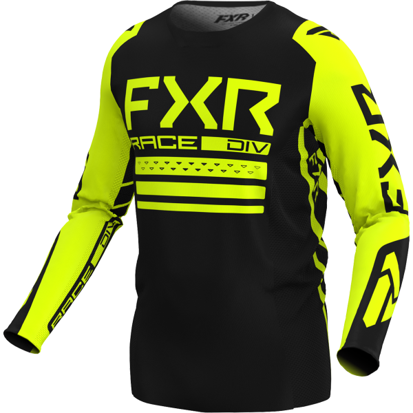 FXR Contender MX Jersey 24 Black / Hivis